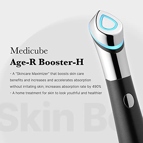 Medicube Age-R Booster H - Prime Korean Skincare Machine - Facial Glow Enhancer for Optimum Skincare Absorption - Needle-Free