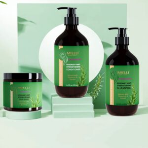 Non-public Label Natural Strengthening Shampoo and Conditioner Set with Deep Repairing Rosemary Mint Oil for Hair Care